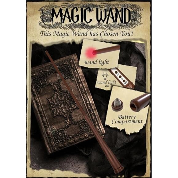 Halloween Decorations, 20 PCs Floating Candles with Wand Magic Hanging Candles - Picture 3 of 7